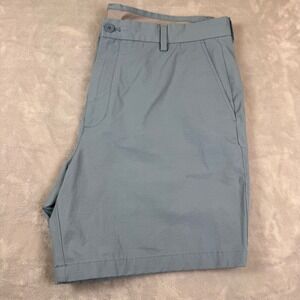 Vineyard Vines Men 38 OTG On-The-Go Shorts Blue Performance Stretch Golf 7"